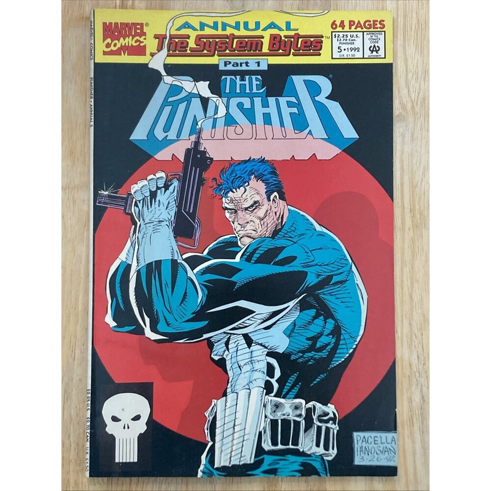 The Punisher Annual: The System Bytes, Part 1, No. 5 (1992) Marvel Comic Book